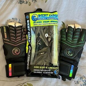 West Coast Goalkeeping gloves size 8